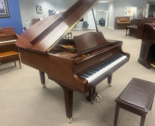 Yamaha GC1 baby grand piano in walnut